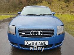 2000/w Audi Tt Quattro 225 Bhp Coupe Blue 18 Upgrade Alloys & Full Leather 4wd