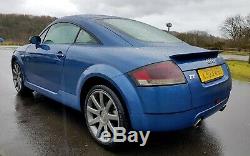 2000/w Audi Tt Quattro 225 Bhp Coupe Blue 18 Upgrade Alloys & Full Leather 4wd