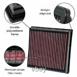 AIR FILTER REPLACEMENT K&N M-1532 For AUDI A8 QUATTRO 3.0 V6 EXCEPT 250BHP 2010