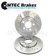 AUDI A6 3.0 TDi QUATTRO 280bhp 05/18- FRONT DRILLED & GROOVED BRAKE DISCS 349mm