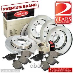 Audi A6 2.8 Quattro Front & Rear Brake Pads Discs 312mm 245mm 178BHP 97 On