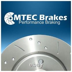 Audi TT 1.8T Quattro 190bhp 05-06 Front Brake Discs Gold Drilled Grooved