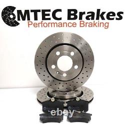 Audi TT 1.8T Quattro 225bhp 1999-2005 Rear Drilled Brake Discs & Pads