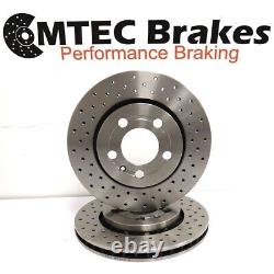 Audi TT 1.8T Quattro 225bhp 1999-2005 Rear Drilled Brake Discs & Pads