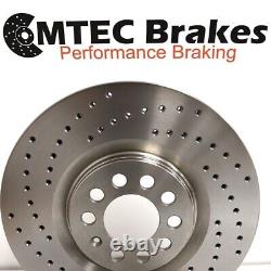 Audi TT 1.8T Quattro 225bhp 99-05 Front Rear MTEC Drilled Brake Discs & Pads