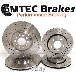 Audi TT 1.8T Quattro 225bhp 99-05 Front Rear MTEC Drilled Brake Discs & Pads