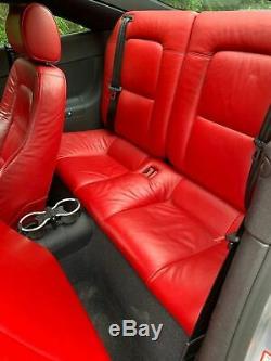 Audi tt quattro coupe 1.8t 225 bhp silver red leather interior