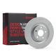 Brembo Sport TY3 Rear Brake Discs for Audi TT RS (8J) 2.5 Quattro (06-15) 360bhp