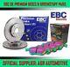 EBC FR DISCS GREENSTUFF PADS 288mm FOR AUDI A6 QUATTRO 2.3 133 BHP 1994-96 OPT2