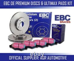 EBC FRONT DISCS PADS 312mm FOR AUDI A3 CABRIOLET QUATTRO 2.0 TD 150 BHP 2014