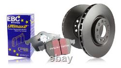 EBC Front Brake Discs & Ultimax Pads for Audi A4 (B5) 1.9 TD (110 BHP) (96 97)