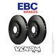 EBC OE Front Brake Discs 338mm for Audi A4 Quattro 8WithB9 2.0 TD 190bhp 15- D2026