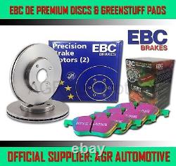 EBC REAR DISCS AND GREENSTUFF PADS 310mm FOR AUDI TT QUATTRO 3.2 250 BHP 2006-10