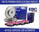 EBC REAR DISCS AND PADS 310mm FOR AUDI TTS QUATTRO 2.0 TURBO 272 BHP 2008-14