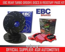 EBC REAR GD DISCS REDSTUFF PADS 300mm FOR AUDI A4 QUATTRO 2.0 TD 170 BHP 2008-11