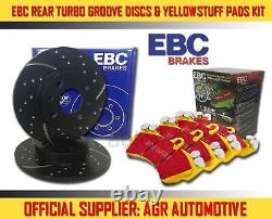 EBC REAR GD DISCS YELLOWSTUFF PADS 330mm FOR AUDI A7 QUATTRO 2.8 204 BHP 2010