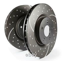 EBC Turbo Grooved Front Brake Discs for Audi A4 Quattro B8 2.0 TD 143BHP 08 11