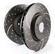 EBC Turbo Grooved Rear Brake Discs for Audi A6 Allroad Quattro 4.2 350BHP 0610