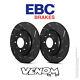 EBC USR Front Brake Discs 288mm for Audi A6 Quattro C4/4A 2 140bhp 94-98 USR602