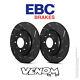 EBC USR Front Brake Discs 288mm for Skoda Superb Mk1 3U 2.0 115bhp 02-08 USR602