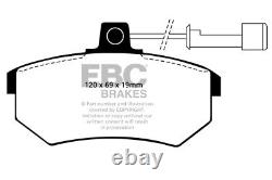 EBC Yellowstuff Front Brake Pads for Audi 100 Quattro 2.3 (136 BHP) (88 90)