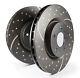 EBCT Grooved Rear Discs for Audi A6 Quattro C5/4B 3.0 220BHP 01 04