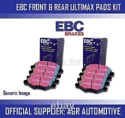 Ebc Front + Rear Pads Kit For Audi A3 Cabriolet Quattro 2.0 Td 150 Bhp 2014