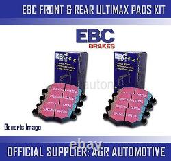 Ebc Front + Rear Pads Kit For Audi A6 Quattro Avant 1.8 125 Bhp 1996-98