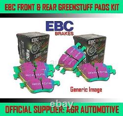 Ebc Greenstuff Front Rear Pads Kit For Audi A3 Quattro 8p 2.0 Td 140 Bhp 2004-07