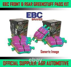 Ebc Greenstuff Front + Rear Pads Kit For Audi A6 Quattro 1.8 125 Bhp 1996-98