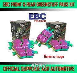 Ebc Greenstuff Front + Rear Pads Kit For Audi Tt Quattro 2.0 Td 170 Bhp 2008-14