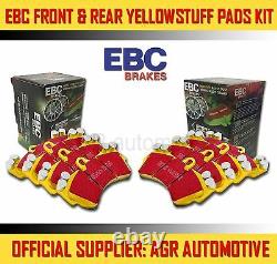 Ebc Yellowstuff Front + Rear Pads Kit For Audi A6 Quattro 3.0 Td 204 Bhp 2011