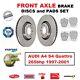 FOR AUDI A4 S4 Quattro 265bhp 1997-2001 FRONT AXLE BRAKE PADS + DISCS 320mm KIT