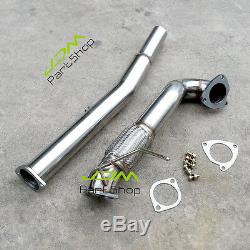 For Audi A3 TT Quattro S3 Mk1 TYP 8N 1.8T 225BHP Turbo Decat Downpipe Stainless