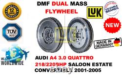 For Audi A4 3.0 Quattro 218/220bhp 2001-2005 New Dual Mass Dmf Flywheel