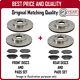 Front And Rear Brake Discs And Pads For Audi A6 2.7t Quattro (250bhp) 8/2001-9/2