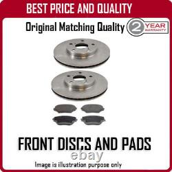 Front Brake Discs And Pads For Audi A6 2.4 Quattro (170bhp) 8/2001-6/2004