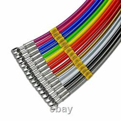 Hel Braided Brake Lines For Audi 90 Quattro 2.3 89-91 170bhp From Ch 8C-N-000 00