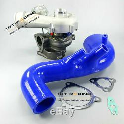 K04-023 Turbo + Silicone Inlet Air Intake Pipe FOR Audi TT S3 1.8T 210/225HP