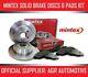 MINTEX REAR DISCS AND PADS 256mm FOR AUDI A4 QUATTRO 2.0 TD 140 BHP 2004-08