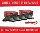 Mintex Front And Rear Brake Pads For Audi A5 Quattro 3.2 261 Bhp 2007-11