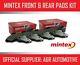 Mintex Front And Rear Pads For Audi A5 Cabriolet Quattro 3.0 Td 237 Bhp 2009-11