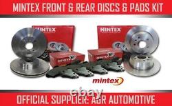 Mintex Front + Rear Discs And Pads For Audi A4 Quattro 2.0 Td 140 Bhp 2004-08