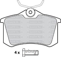 Oem Front And Rear Discs Pads For Audi A3 Quattro (8p) 2.0 Td 140 Bhp 2004-07