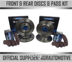 Oem Front + Rear Discs Pads For Audi A5 Cabriolet Quattro 3.2 261 Bhp 2009-11