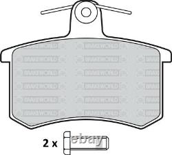 Oem Spec Front And Rear Discs Pads For Audi A6 Quattro 2.3 133 Bhp 1994-96