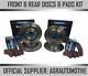 Oem Spec Front + Rear Discs And Pads For Audi A4 Quattro 2.0 Td 170 Bhp 2008-11