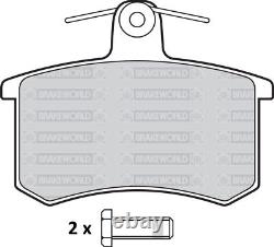 Oem Spec Front + Rear Discs Pads For Audi A6 Quattro 2.3 133 Bhp 1994-96 Opt2