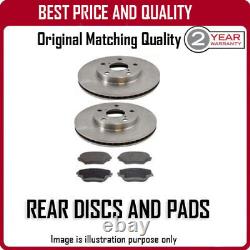 Rear Discs And Pads For Audi A4 3.0 Tdi Quattro (204bhp) 12/2011